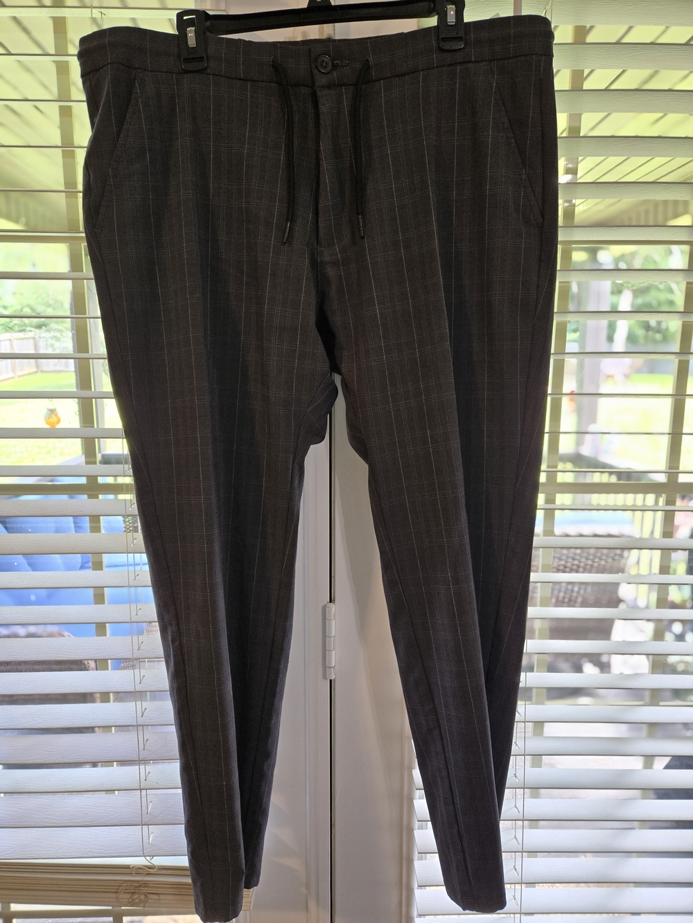 Projek Raw Gray Pinstripe Casual Dress Pants Sz 38